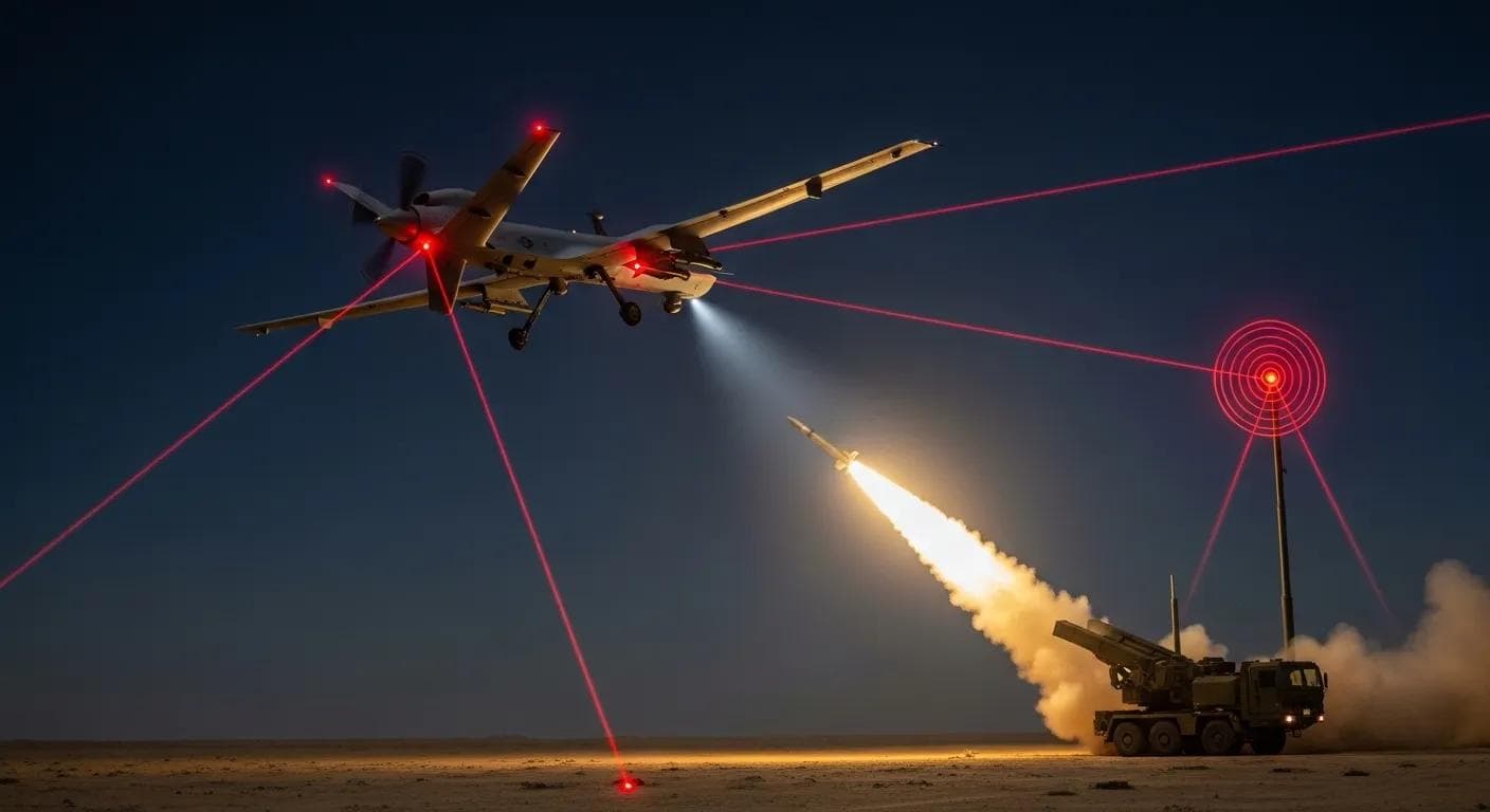 O Fim do Predador: Como Drones de US$ 16 Milhões Viraram Alvos Fáceis no Novo Campo de Batalha Antiaéreo